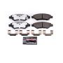 PowerStop Z26-1337 PowerStop - Z26 Performance Carbon-Fiber Ceramic Brake Pads with Hardware Kit
