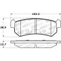 Stoptech 308.10360 Street Brake Pads