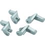 Kuryakyn 4609 Floorboard Relocator Brackets 97-16 Touring Chrome
