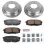 PowerStop K3073-36 Z36 Truck and SUV Carbon-Fiber Ceramic Brake Pad and Drilled & Slotted Rotor Kit