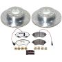 PowerStop K9138-36 Z36 Truck and SUV Carbon-Fiber Ceramic Brake Pad and Drilled & Slotted Rotor Kit
