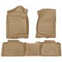 Husky Liners 07-12 Chevy Silverado/GMC Sierra Extended Cab WeatherBeater Combo Tan Floor Liners