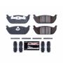 PowerStop Z23-952 PowerStop - Z23 Daily Driver Carbon-Fiber Ceramic Brake Pads with Hardware Kit