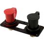QUICKCAR RACING PRODUCTS QRP57-718 Battery Charging Posts Pair w/Flat Mnt Brkt