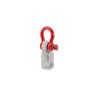 Weigh Safe WS-HS-R Towing Recovery - Red Hard Shackle Hitch w/Aluminum Body
