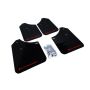 Rally Armor MF1-UR-BLK/RD Black Mud Flap/Red Logo