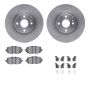 Dynamic Friction 6512-80334 Rotor Kit