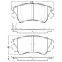 StopTech Performance Front Brake Pads 11-16 Chevy Caprice
