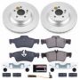 PowerStop CRK6881 Genuine Geomet Coated Rotor and Carbon-Fiber Ceramic Brake Pad Kit