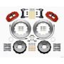 Wilwood 140-12875-R Narrow Superlite 6R Front Hat Kit 14.00in Red 1999-2012 Subaru WRX w/Lines