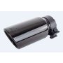 Go Rhino GRT3410BC Exhaust Tip - Black Chrome - ID 3in x L 10in x OD 4in