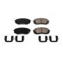 PowerStop 17-1855 PowerStop - Z17 Low-Dust Ceramic Brake Pads with Hardware