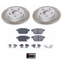 PowerStop SC6097 Semi-Coated Rotor and Low-Dust Ceramic Brake Pad Kit