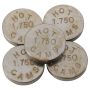 Hot Cams 5PK948175 04-08 400 DVX/02-16 CRF 450 R 1.750mm Shim Kit - 5 Pack