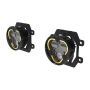 KC HiLiTES 97150 KC FLEX ERA 3 LED DM SAE FOG 2-LIGHT MSTR KIT 13-24 SUBARU CROSSTREK FORESTER