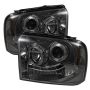 SPYDER 5010568 Projector Headlights - LED Halo - Smoke