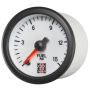 AutoMeter ST3354 Stack 52mm 0-15 PSI 1/8in NPTF Male Pro Stepper Motor Fuel Pressure Gauge - White