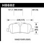 Hawk Performance HB682Y.657 LTS Disc Brake Pad