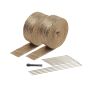Design Engineering 10095 Exhaust Wrap Kit Titanium Tan 2in x 50ft with Ties and Tool