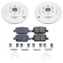 PowerStop CRK7411 Genuine Geomet Coated Rotor and Low-Dust Ceramic Brake Pad Kit