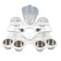 SeaSucker MC5348W Double Decker Party Barge Portable Bar - White