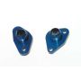 MEZIERE MEZWP8312ANB SBF #12 Water Pump Port Adapters - Blue (2pk)