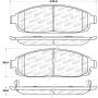 Stoptech 308.10800 Street Brake Pads