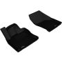 3D MAXpider 2015-2018 Volkswagen Golf Kagu 1st Row Floormat - Black