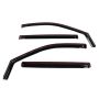 Westin 19-21 Chevy Silverado Crew Cab Pickup In-Channel Wind Deflector 4pc - Smoke