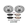 PowerStop KOE6578 OE Stock Replacement Low-Dust Ceramic Brake Pad and Rotor Kit
