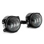 Raxiom 07-22 Jeep Wrangler JK/JL Axial Series Tri-Bar LED Fog Lights- White