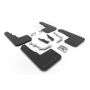 Rally Armor MF65-UR-BLK/GRY Black Mud Flap/GreyLogo