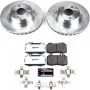 PowerStop K2932-26 Z26 Street Performance Ceramic Brake Pad and Drilled & Slotted Rotor Kit