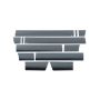 Putco 9751418BP 09-14 Ford F-150 Super Crew Cab 5.5 Box - 7in Wide (12pcs) Black Platinum Rocker Panels