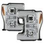 SPYDER 5086273 Projector Headlights - Switch Back Sequential Turn Signal Light Bar - Chrome