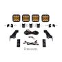 Diode Dynamics DD7269 Jeep JL SS5 4-Pod CrossLink Grille Lightbar Kit Pro - Yellow Combo