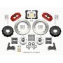 Wilwood 140-15200-R Narrow Superlite 6R Front Hub Kit 14.00in Red 65-72 CDP C Body -Drum