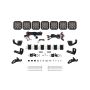 Diode Dynamics DD7830 Prinsu/Sherpa Roof Racks- SS5 7-Pod CrossLink Mounting Kit - Pro White Driving