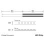 Diode Dynamics DD2207 LED Strip Lights - Blue 200cm Strip SMD120 WP