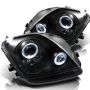 SPYDER 5011039 Projector Headlights - LED Halo - Black