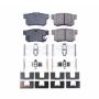 PowerStop 17-537 PowerStop - Z17 Low-Dust Ceramic Brake Pads with Hardware