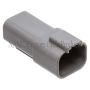 NAMZ DR-4G Deutsch DT Series 4-Wire Receptacle & Wedgelock - Gray (HD 72124-94GY)