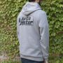AutoMeter 0449L PULLOVER HOODIE, ADULT LARGE, GRAY, 'COMPETITION'