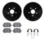 Dynamic Friction 8512-76053 Rotor Kit