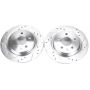 PowerStop EBR1066XPR PowerStop Evolution Performance Drilled, Slotted & Plated Brake Rotor Pair