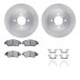Dynamic Friction 6512-59197 Rotor Kit
