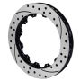 Wilwood 160-9762-BK Rotor-SV-SRP 72 Iron-RH-Drill-BLK 14.25 x 1.25 - 12 on 9.19in