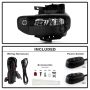 SPYDER 9051067 OEM Full LED Fog Lights W/Universal Switch