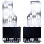 Putco 78060 10-18 Ram HD Dually - (Fits Front) - Set of 2 Mud Skins - Polished SS w/ Hex Shield