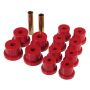 Prothane 62-67 Chevy Nova Mono Leaf Spring Bushings - Red